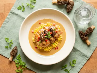 Recette Le ris de veau étuvé aux morilles