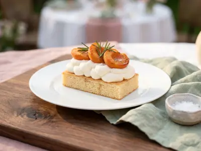 Recette Abricots Chantilly romarin