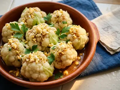 Recette Cauliflower Bouquets Polish Style