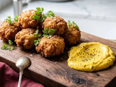 Recette Les fritots de cervelle de veau, sauce au curcuma