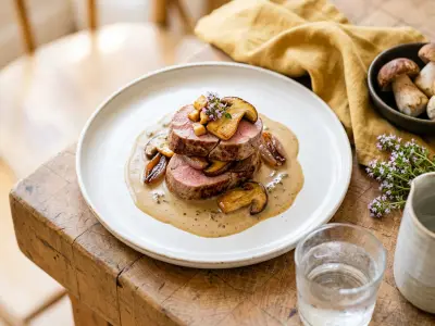 Recette Lichettes de porc et premiers cèpes charentais