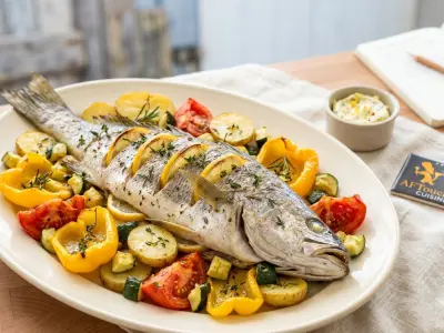 Recette Meagre from Small Boats Baked in the Oven