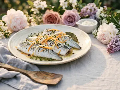 Recette Maquereaux marinés au vin blanc