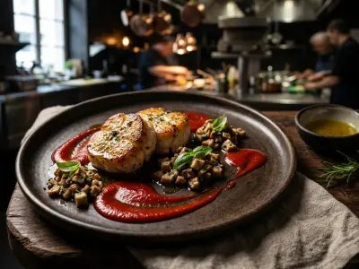 Recette Monkfish Medallions with Porcini Mushrooms and Coulis