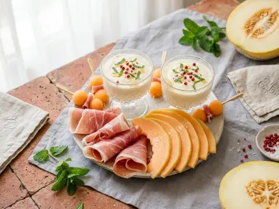 Recette Melon de Cavaillon et jambon San Daniele