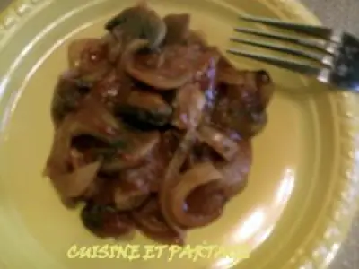 Recette Mes champignons à la grecque