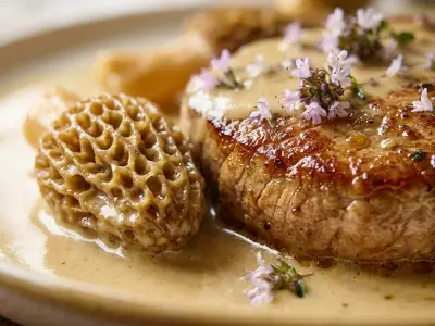 Recette Mignons de veau aux morilles blondes