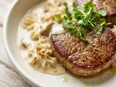 Recette Mignons de veau et sparassis crêpu