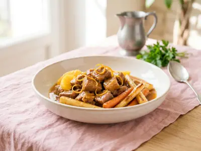 Recette Mijotée de panse de veau à l'orange