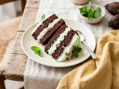 Recette Moelleux chocolat menthe