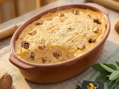 Recipe Butternut Mousse with Foie Gras and Toasted Walnuts