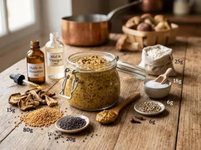 Recette Moutarde aux cèpes