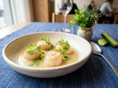 Recette Nage beurrée de St Jacques