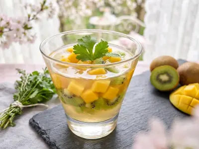 Recette Nage de fruits exotiques