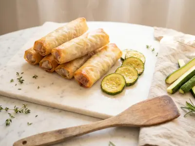 Recette Nems au jambon