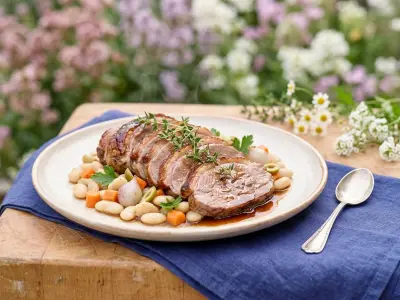 Recette Noisette d'agneau papeton d'aubergines
