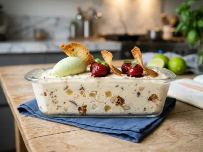 Recette Nougat glacé au pralin et gingembre