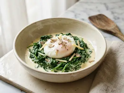 Recette Oeuf poché a la florentine