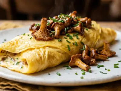 Recette Omelette aux girolles