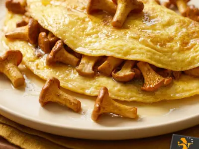 Recette Omelette rapide aux girolles