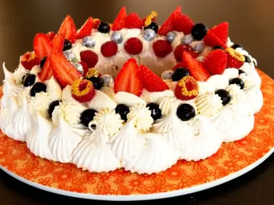 Recette Pavlova étoilée