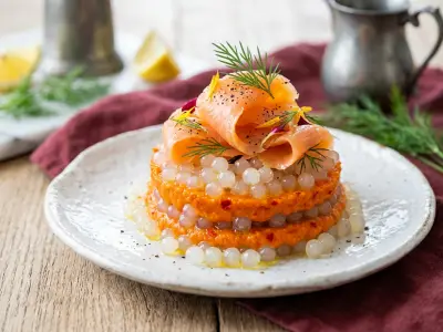 Recette Perles du Japon au saumon fumé