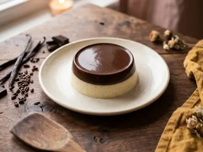 Recette Petit flamby chocolat-vanille