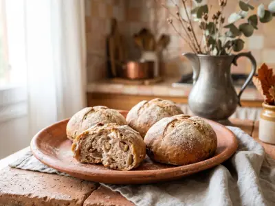 Recette Petits pains aux noix et aux châtaignes