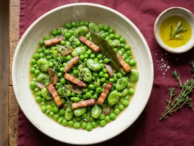 Recette Petits pois et fèves primeur a la maraichère
