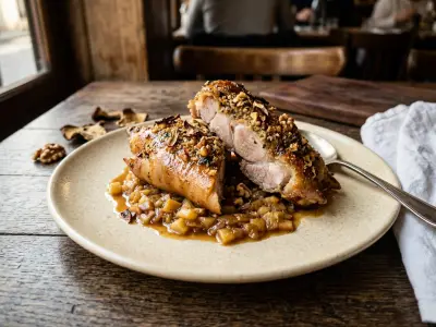 Recette Pied de porc en panure de cèpes