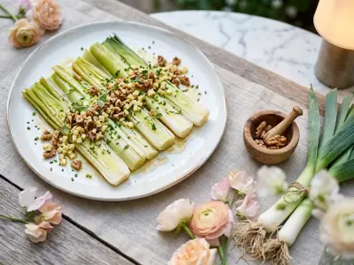 Recette Poireaux en vinaigrette