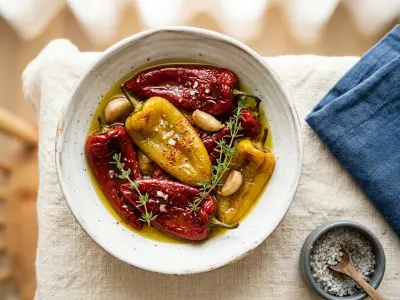 Recette Poivrons confits