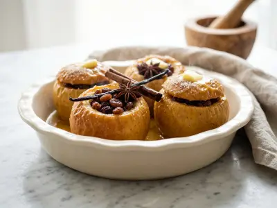 Recette Pommes au four à la vanille et aux épices