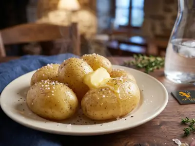Recette Pommes de terre en robe des champs