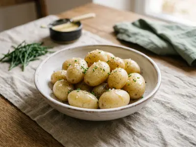 Recette Pommes de terre nouvelles aux algues