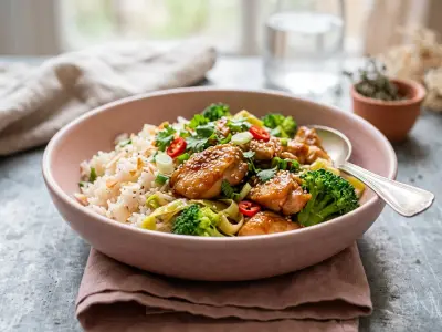 Poulet au miel façon wok