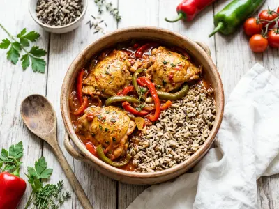 Recette Poulet basquaise au four
