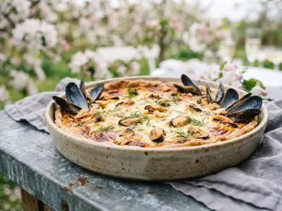 Recette Quiche aux moules