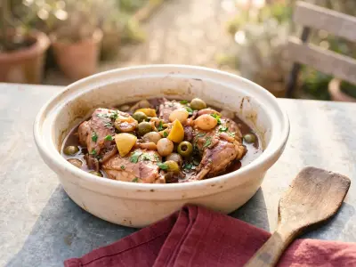 Recette Rable de lapin aux citrons confits