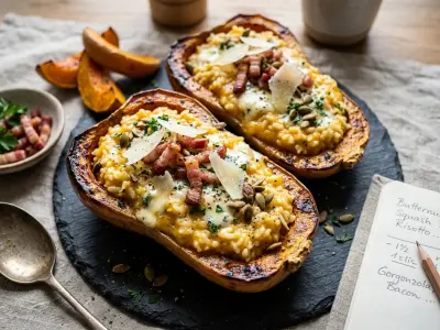 Recette Risotto à la courge butternut