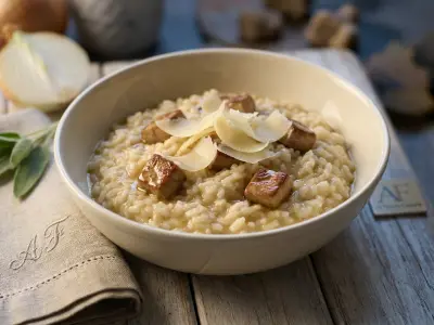 Recette Foie gras risotto