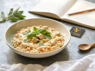 Recette Risotto d'automne au poulet