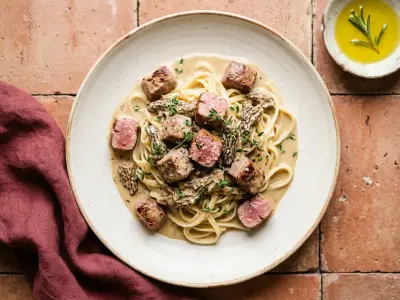 Recette Rognon de veau sauté aux morilles