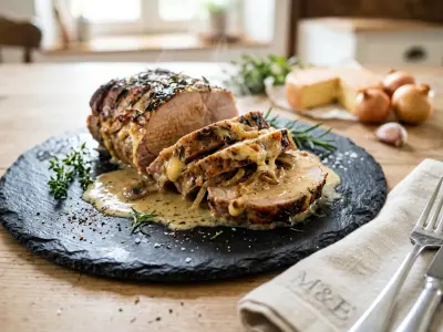 Recette Pork roast orloff style