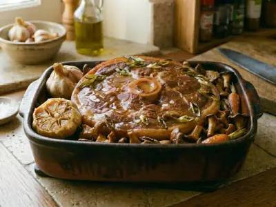 Recette Rouelle de Porc aux girolles