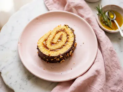 Recette Roulé à la confiture d'orange