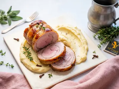 Recette Roulé de poitrine de porc