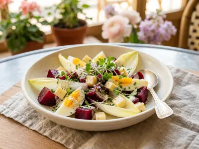 Recette Salade de betterave rouge et endive