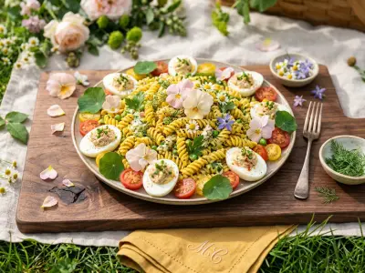 Recette Salade de pâtes au curcuma