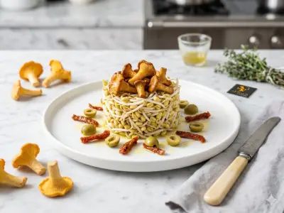 Recette Salade de pousses de soja aux girolles